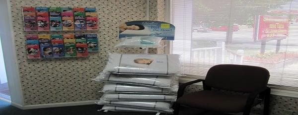 Dr. Cheatle's office can offer you many products and services to alleviate neck and back pain near Canton, Ohio.