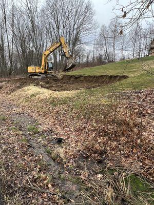 Driveway/parking area and culvert restoration