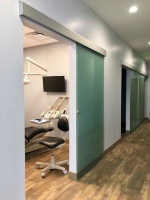 Beautiful modern dental suites for patients to feel comfortable and relaxed.