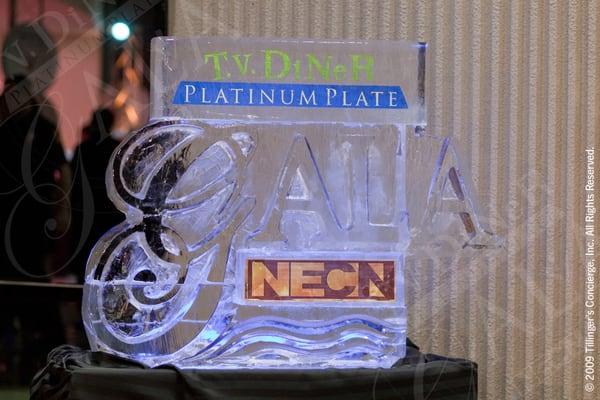 logo ice sculpture