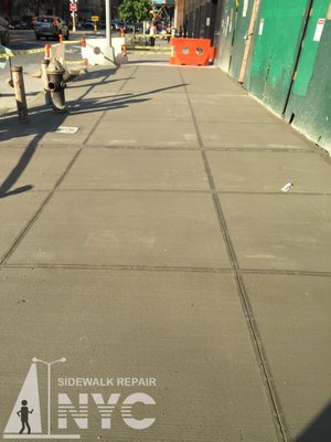 Sidewalk Repair NYC Service done successfully in Brooklyn.