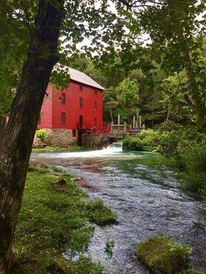 Alley Springs on the Jacks Fork River just 15 minutes from Riverside.