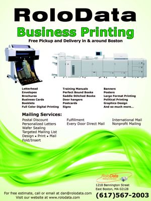 Our Printing & Mailing Services