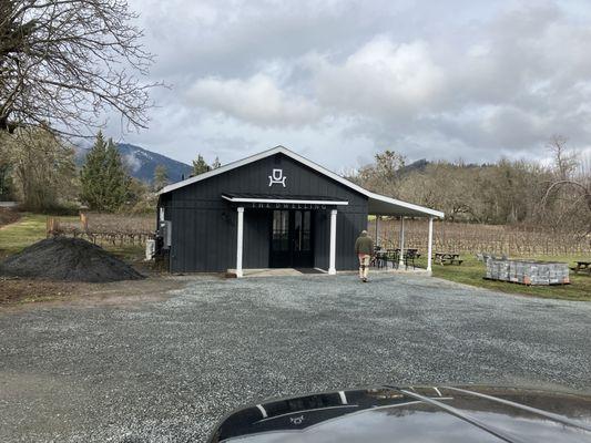 Porch and front remodel; tasting room- Murphy, Or.