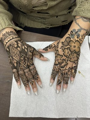 Designs for henna parties.