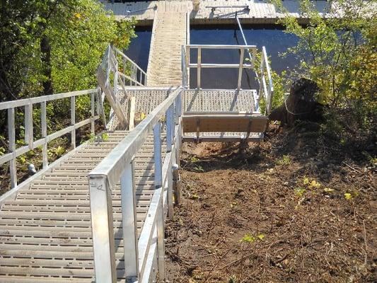 Shoreline Steps and Dock