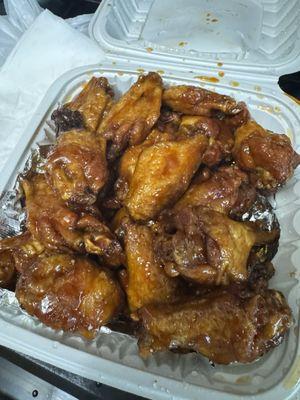 Bourbon wings