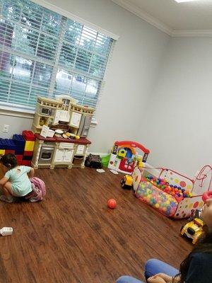 They have a play room for kids... this is the best dentist office I've ever been to!