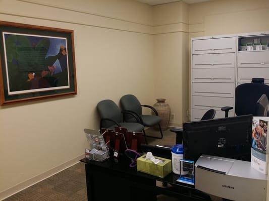 The fitting/testing room... Where we fit patients with hearing aids as well as do adjustments for them.