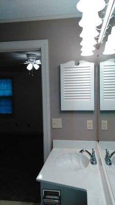 One of two full, upstairs bathrooms at Katharine Court.