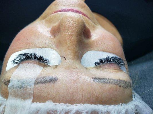 Hybrid lash extensions point o v c

Hybrid Lash extensions,.05 C curl