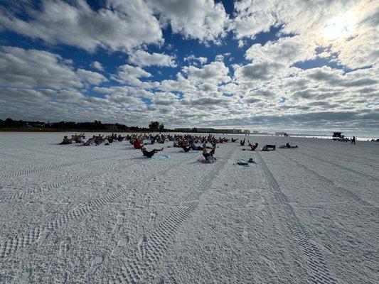 Nothing Else Compares Yoga On Siesta Key Public Beach With Ava