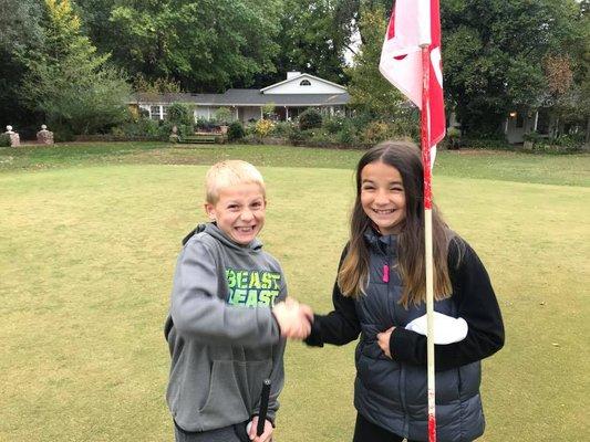 December 2017 Kids golf free on Sunday!