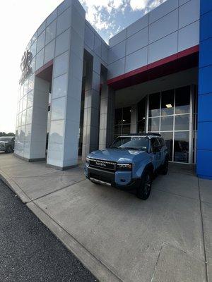 2024 Toyota Landcruiser in Heritage Blue