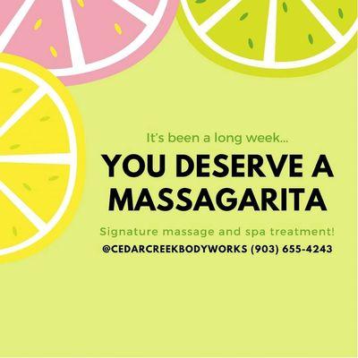 Massagarita your way!