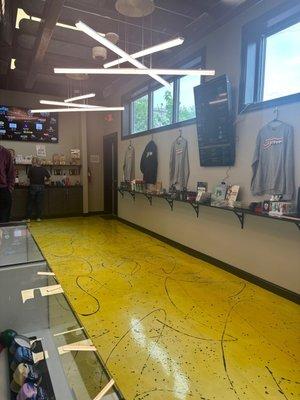 the bud room / sales floor