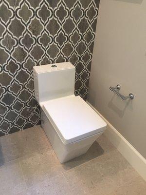 Cool square toilet