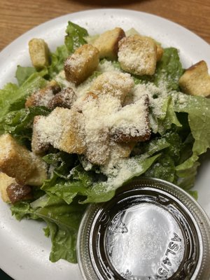 The Cesar salad