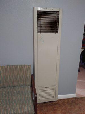 this heater is out of order - the heater/AC unit works perfectly.