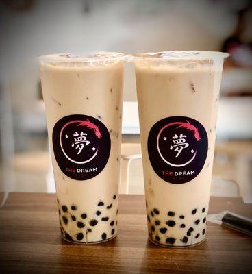 Premium Black Milk Tea with boba