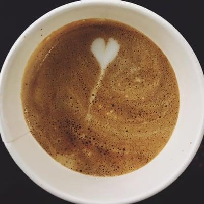 Latte with a little love!