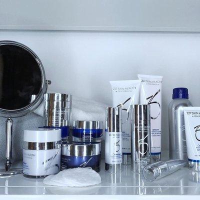 We offer a range of different skincare options, including ZO by Obagi.. come in to our office to get a customized skin care regimen!