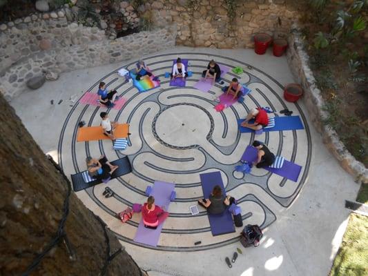 Afternoon flows on the labyrinth in Puerto Vallarta.