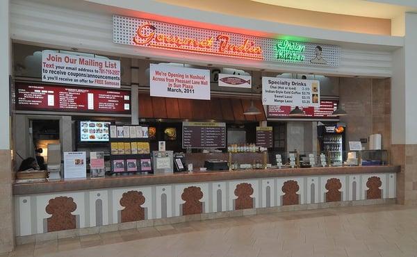 Our first location, at the Burlington Mall