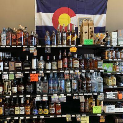 Large made in Colorado section.  Buy local