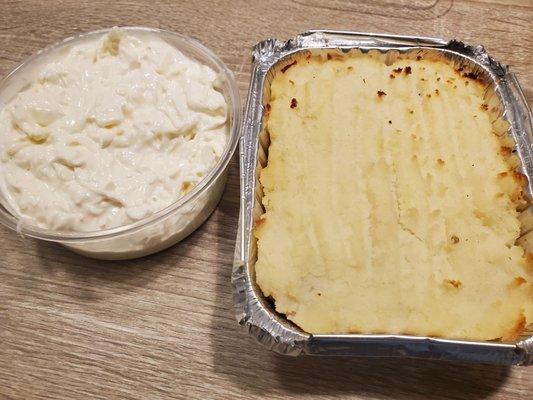 Cole slaw and shepards pie