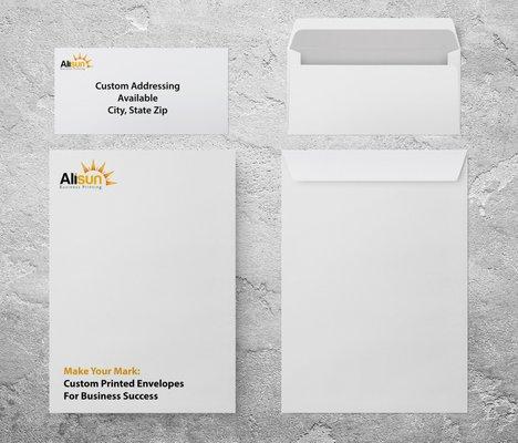 Envelope Printing Services - Custom Addressing Available as well.  No minimums