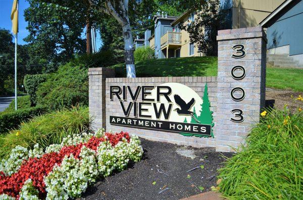 River View Sign