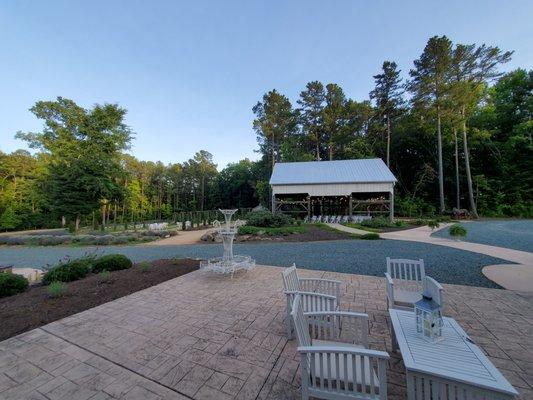 Wedding ceremony area