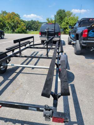 New trailer bunks