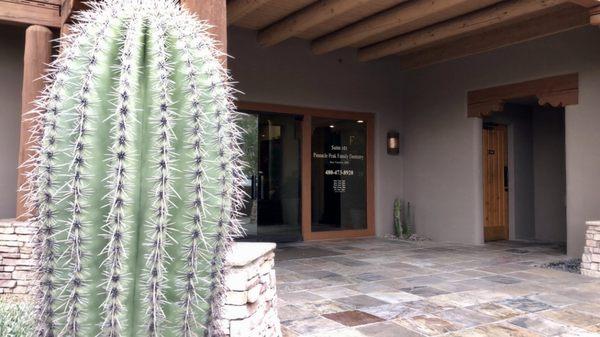 Entrance of our beautiful office located in North Scottsdale.