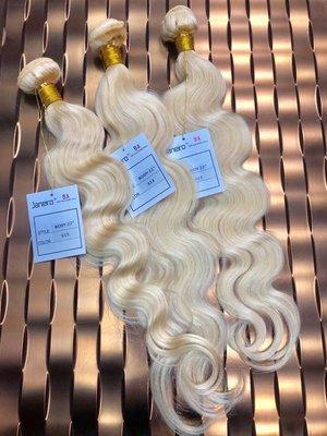 Bundles 100% Virgin hair available in all grades and styles.