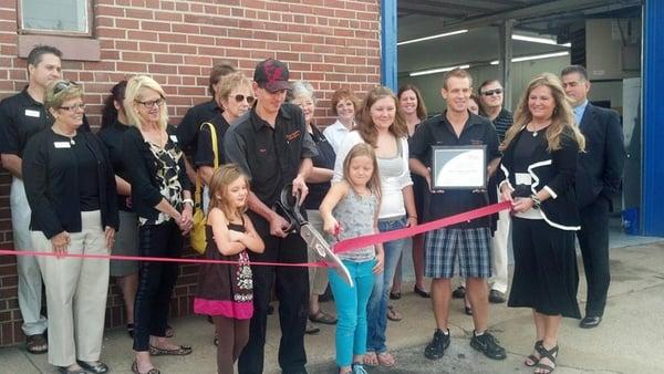 Picture taken during Chamber of Commerce Ribbon Cutting event on August 9th, 2013