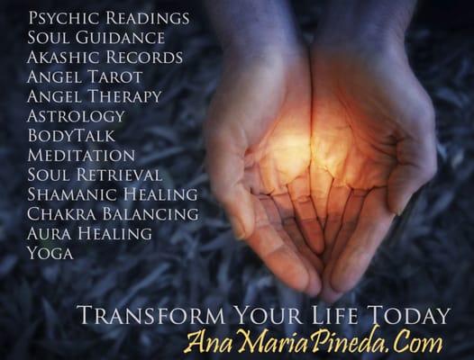 Psychic Readings, Tarot, Akashic Record Readings, Astrology, Reiki, BodyTalk, Angel Therapy, Energy Healing, Chakra Balancing