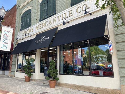 Catawba River Outfitters located in the historic Stowe Mercantile Co. store.