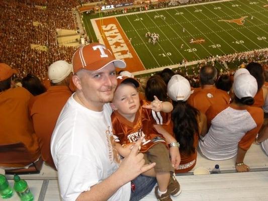 Son's 3rd Bday....1st UT Game!!