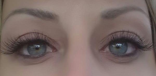 Eyelash extensions by Sarah