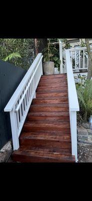 Redwood Railing