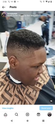 Very clean fade