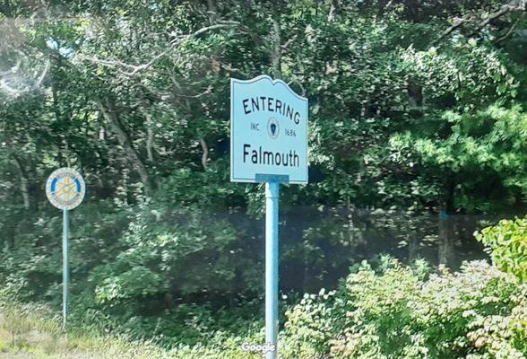 Entering Falmouth from Mashpee.