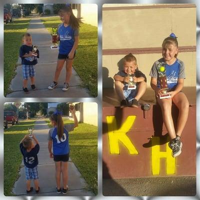 Ken Hubbs t-ball & softball players!