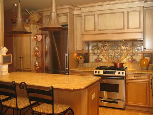 Country French Kitchen by by Cheryl D & Company