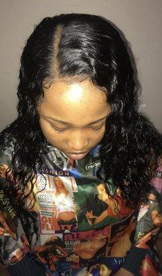 Lace Closure Deep Wave Sew In