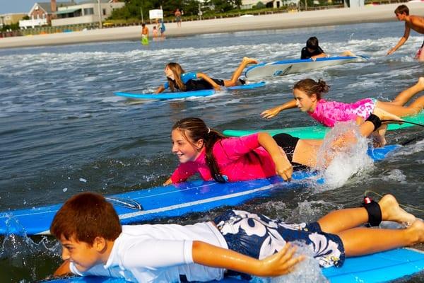 Group paddle out