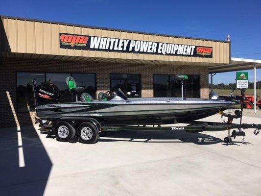 Whitley Power Equipment would love to be your boat dealer and get you geared up for fishing!