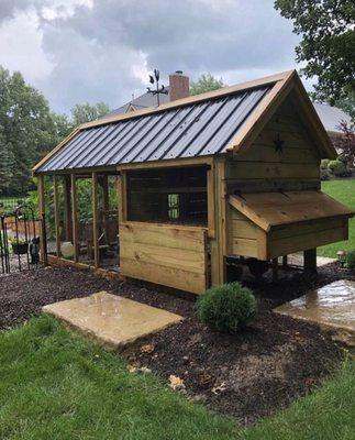 5' x 12' chicken coop/run all in one!